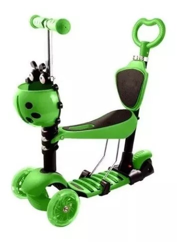  Juguete Scooter 3 en 1 Verde